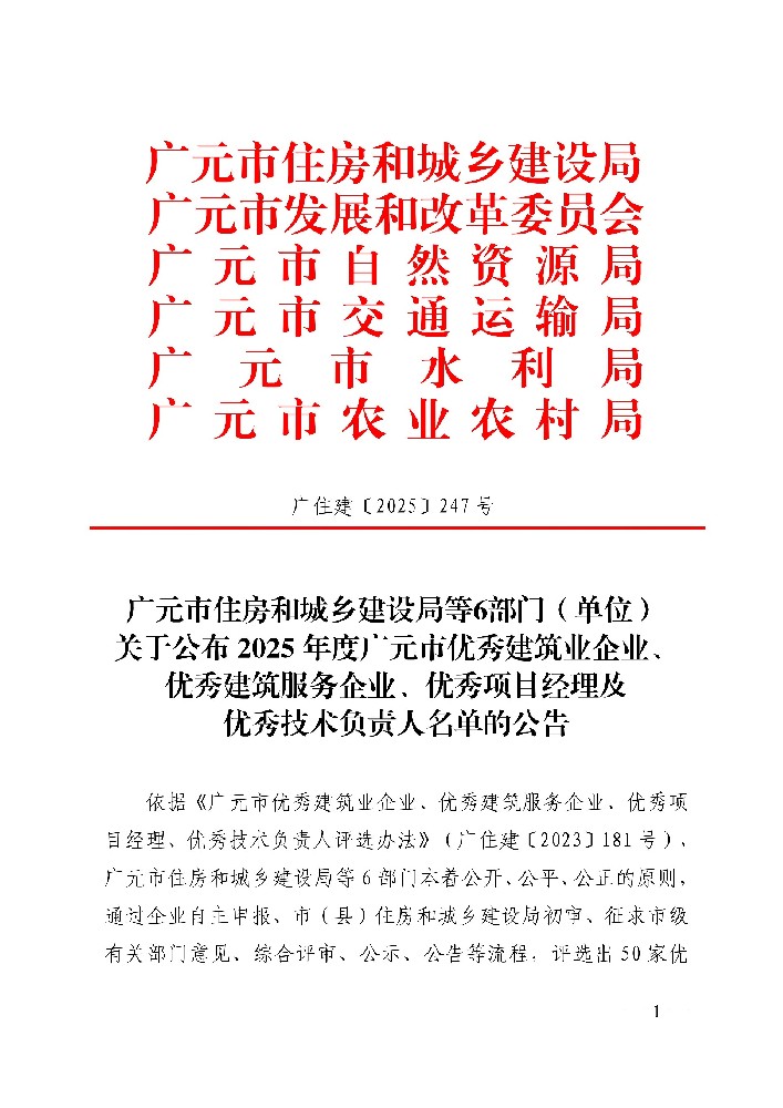 喜报｜路桥集团荣获市级荣誉